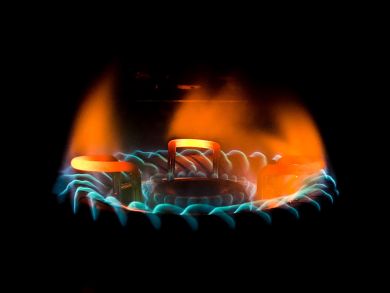Gas fire
