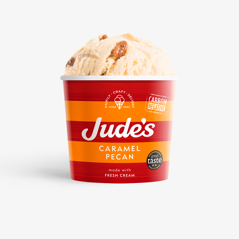 Judes Caramel Pecan Ice Cream