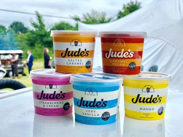 selection of ice creams