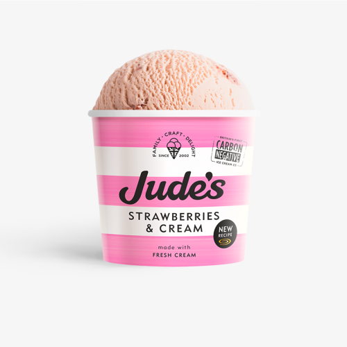 Judes strawberry & Cream Ice Cream