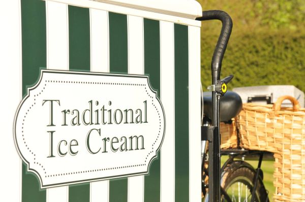 Close up of a desert tricycle