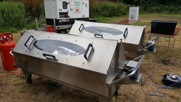 Gas Fired Hog Roast Machine