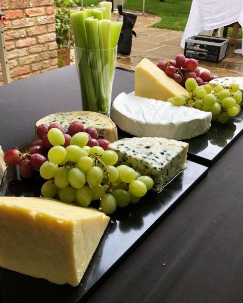 cheese and grapes