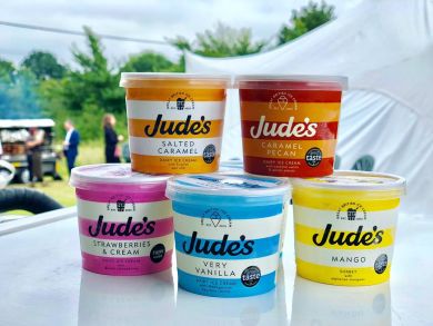 selection of ice cream toppings
